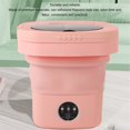 thumbnail image 4 of 8L Portable Mini Washing Machine, Portable Underwear Laundry Machine Foldable Mini Washing Machine For Baby Clothes And Small Items, Rechargeable Design For Travel Washer, 4 of 8