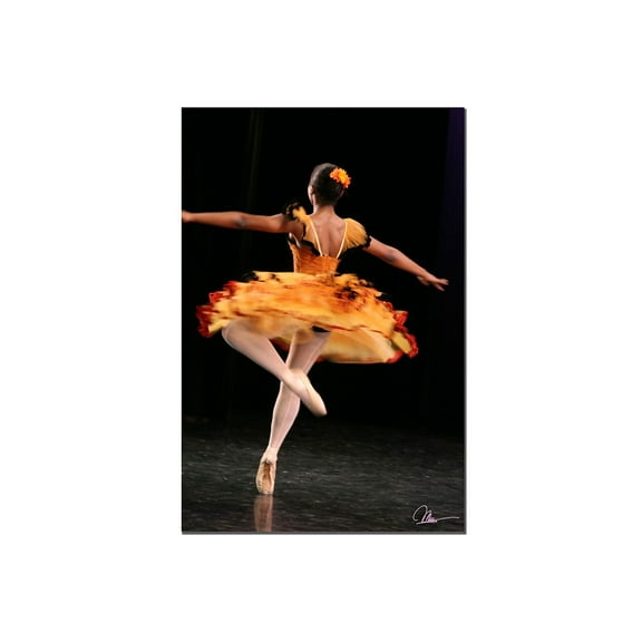 Trademark Fine Art "Ballerina VI" Canvas Art by Martha Guerra