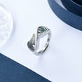 thumbnail image 3 of Angel Wing Infinity Love Rings Keepsake Cremation Jewelry for Ashes Holder Memorial Urn Ring for Women, 3 of 5