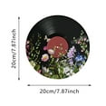 thumbnail image 2 of European And American Round Retro Records, Art Acoustic Panels, Wall Decorations, Flower Art Decor Sound Absorbing Panels for Studio Home Office, 2 of 2