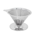 thumbnail image 2 of Coffee Drip Cone, Stainless Steel Fine Mesh Washable Coffee Filter Cup Silver  For Coffee Machine For Drip Coffee, 2 of 8
