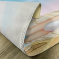 thumbnail image 5 of Ambesonne Pearls Place Mats Set of 4, Shell on Sandy Beach, Standard Size, Cream Blue, 5 of 6