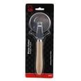 thumbnail image 2 of Chef Craft Pizza Cutter with Wood Handle, 2.5" Stainless Steel Blade Slicer Wheel and Thumb Guard 3 Pack, 2 of 2