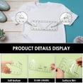 thumbnail image 4 of Plastic Tshirt Ruler Guide Enduring T Shirt Alignment Ruler Lightweight Shirt Alignment Tool for V Neck Front and Back Measurement, 4 of 11