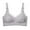 Gray, variant on Sports Bra Tank Top Women Ladies Comfortable Breathable No Underwire Lace Small Bra Woman Underwear V-Neck Convertible Bra Feature Hook and Eye Closure Balconette Bra Style Y-598 , Red XL