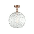 thumbnail image 3 of Innovations Lighting 516-1C-17-12 Athens Semi-Flush Athens 12" Wide Semi-Flush Globe, 3 of 5