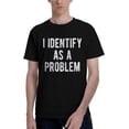 thumbnail image 2 of 100% Cotton Unisex Funny Saying Graphic T-Shirt Sarcastic Humor Novelty Tee for Men Women Graphic T-Shirt, 2 of 5