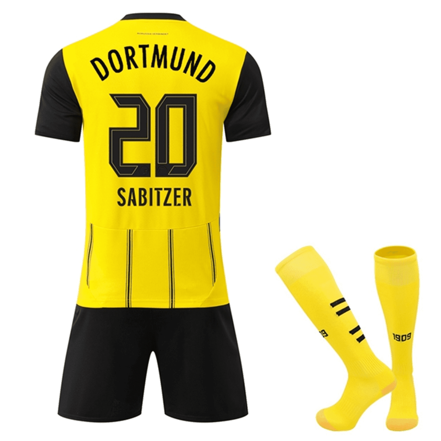 Dortmund 24/25 Authentic #20 Sabitzer Home Jersey