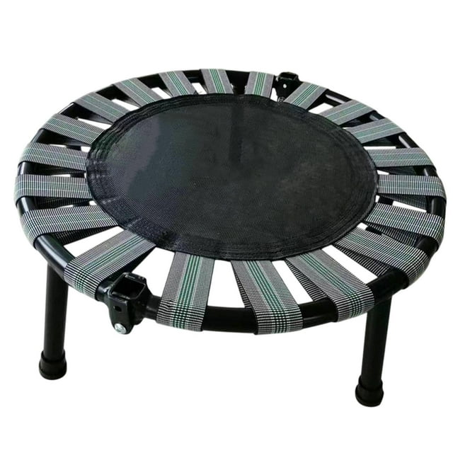 pitrice Trampoline Mini Robuste pour Enfants Intérieur Extérieur Lit de Saut Compact Cadeaux d'Anniversaire Mise en Forme Entraînement Polyvalent