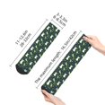 thumbnail image 4 of Fuzoiu Green Frogs Print Adult Socks, Crew Moisture-wicking Socks, Unisex Cushion Crew Socks,Casual Sports Ankle Socks, 4 of 7