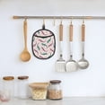 thumbnail image 5 of Bohemian Cute Lizard Gecko_A Pot Holders for Kitchen - Heat Resistant Oven Mitts Hot Pads with Pocket, Non Slip Silicone Pot Holders, Cuteness Hanging Loop Potholders for Kitchen Baking, 5 of 5