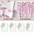 thumbnail image 5 of Pink Polka Dots Swag Valances for Windows 2 Pack, Kitchen Window Curtains 36 Inch Length, Vintage Abstract Art Watercolor Privacy Swag Curtains for Living Room/Bathroom with Rod Pocket 36"x36", 5 of 8