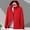 Red, variant on Ladies Solid Color Windproof Spring And Autumn Couples With Soft Jacket Windbreaker Half Coat Womens Lightweight Windbreaker with Hood Womens plus Size Fall Jacket Women Rain Jacket with Hood