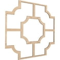 thumbnail image 3 of 66 7/8"W x 66 7/8"H x 3/8"T King Size Bradley Decorative Fretwork Wood Ceiling Panels, Red Oak, 3 of 10