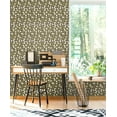 thumbnail image 3 of ohpopsi Aino Black Tiny Tulip Unpasted Non Woven Wallpaper, 19.7-in by 33-ft., 54.2 sq. ft., 3 of 5