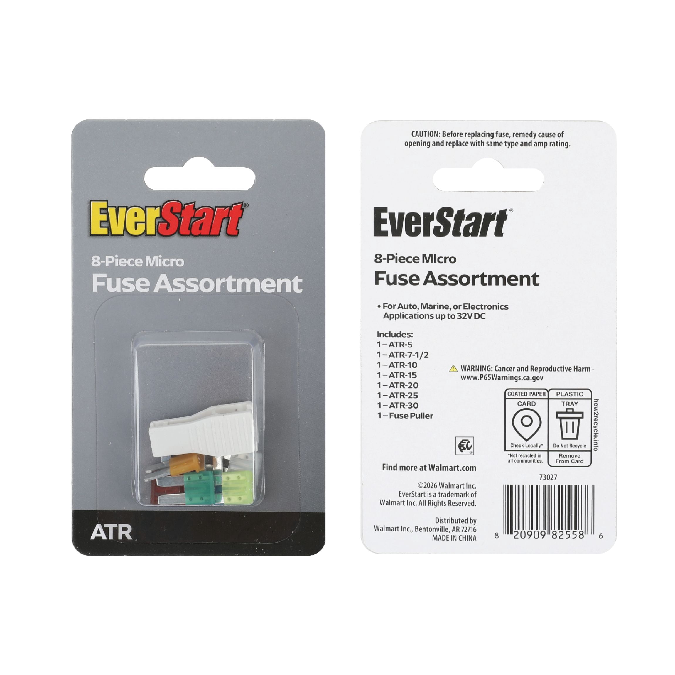 EverStart Emergency 7-Piece Micro Fuse Kit for Automotive ATR