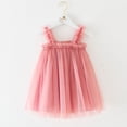 thumbnail image 2 of Vestido de malla con cuello halter para niñas de verano, vestido de malla para niñas, falda de princesa, enagua, 2 of 6
