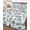 White Dark Green, variant on Quilts Queen Size Bedding Set, Farmhouse Castle Reversible Summer Quilt 3 Pieces, Country Black Tree Vintage Plants Garden Lightweight Bedspreads Coverlets with 2 Pillow Shams for All Seasons