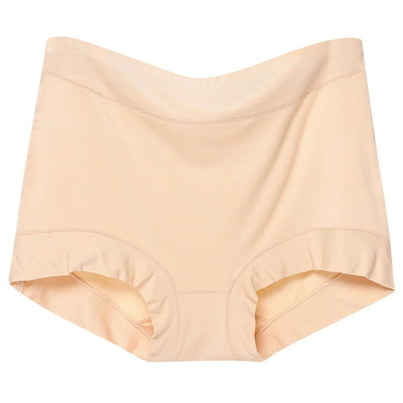 Underwear For Women Solid Color High Waisted Underwear Ladies Panties Sexy Soft Elasticity Stretch Briefs