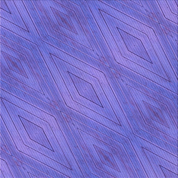 Ahgly Company Machine Washable Indoor Square Transitional Purple Mimosa Purple Area Rugs, 6' Square