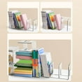 thumbnail image 6 of Ikohbadg Acrylic Book Stand, Reading Stand Desktop Book Clip, Adjustable Book Storage Organizer, Durable ABS Material, Multi-Function Bookend for Home Office Decor, 6 of 9