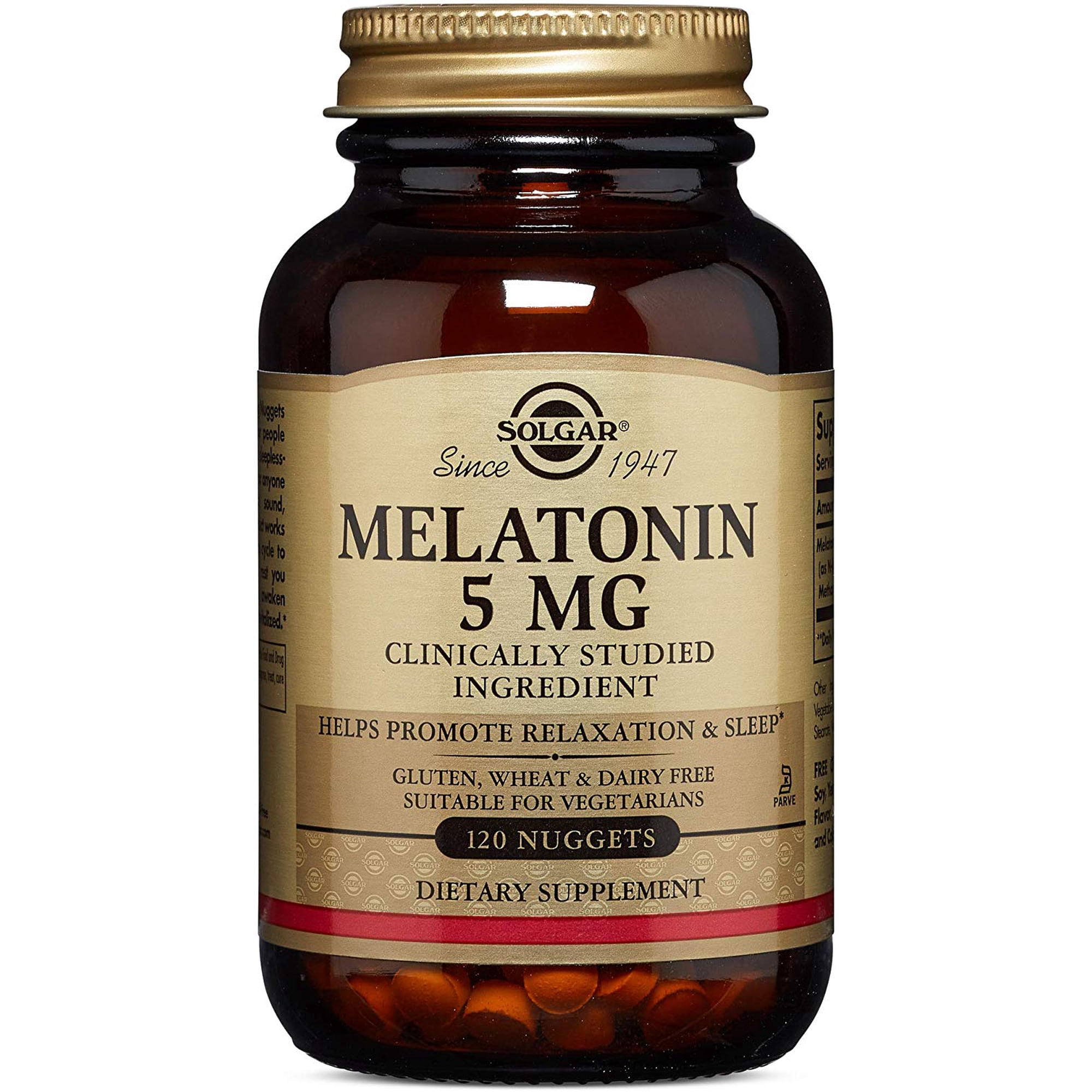 Solgar Melatonin Nuggets, 5 mg, 120 Ct