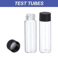 thumbnail image 4 of Uxcell 15ml Clear Glass Vials, 8 Pack Sample Vials with Screw Cap Reagent Media Bottle Leak-Proof, 4 of 5