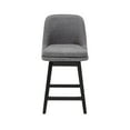 thumbnail image 2 of MINCETA Counter Stools,26" 360 Free Swivel Bar Stools,Modern Counter Height Bar Stools with Upholstered,Wooden Barstool for Kitchen Island and Counter Height,1 Pieces,Performance Fabric in Gray, 2 of 5