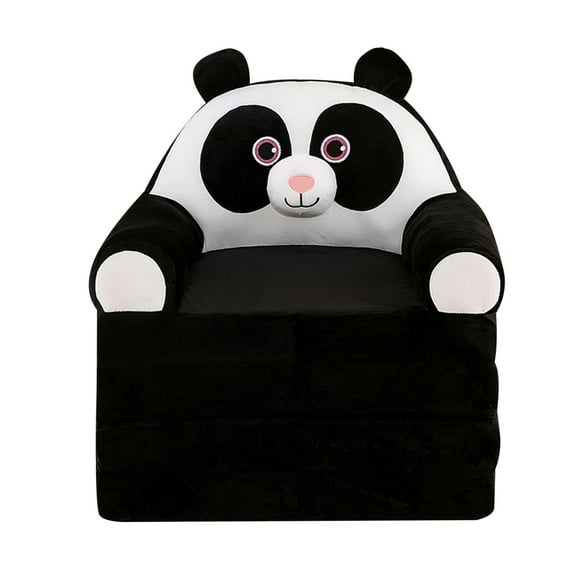 Plush Foldable Kids Sofa Backrest Armchair 2 In 1 Foldable Children Sofa Cute Cartoon Lazy Sofa Children Flip Open Sofa Bed For Living Room Bedroom Without Liner Filler