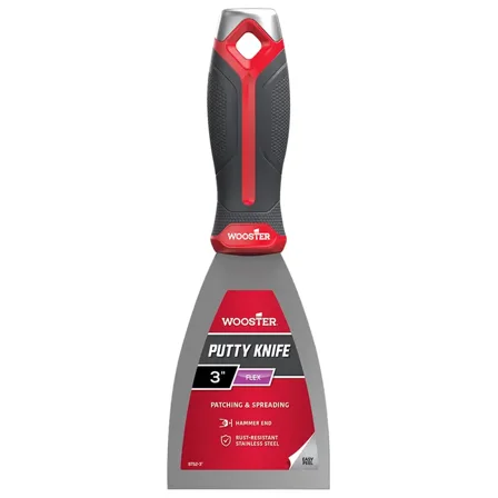 3” Wooster 8752 Flexible Putty Knife, Stainless Steel