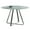 White, variant on Armen Living Cameo Modern Dining Table In Stainless Steel And Painted Glass-Color:White