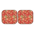 thumbnail image 5 of Lsque Strawberry 2 PCS Windshield Sun Shade | CarFoldable Window Covers | Car Accessories Reflect UV for Universal Cars SUV Truck | Medium, 5 of 7