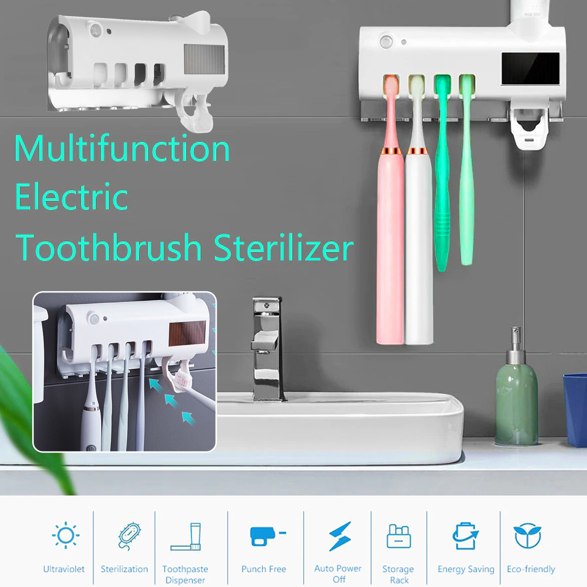 solar powered electric toothbrush