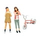 thumbnail image 1 of Resina 1:64 figura chica Selfie miniatura bicicleta muñeca pintada a mano para escritorio ornamento arquitectura modelo DIY proyectos Dioramas, 1 of 9