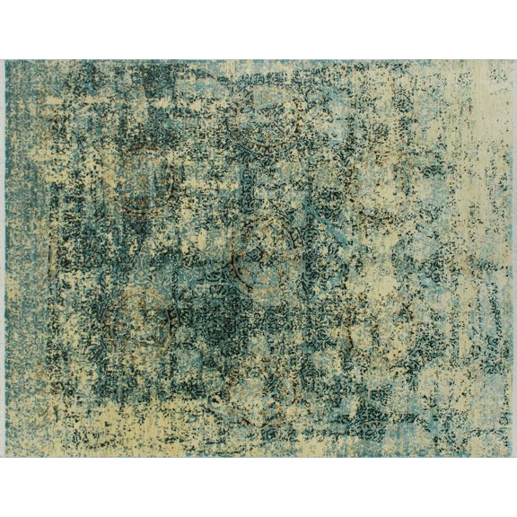 Fine Galaxy Coraline Ivory/Blue Rug, 7'10" x 10'2"