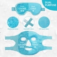 thumbnail image 5 of Mascarilla refrescante para ojos con hielo para reducir la hinchazón, bolsas debajo de los ojos, senos nasales, enrojecimiento, alivio del dolor, ojeras, migraña, 5 of 5