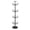 Matte Black, variant on 4-Tier Revolving Shoe Tree, Heavy-Duty Steel with Stabilized Base, Holds 24 Pairs of Shoes, Great for Most Styles, Chromelike Finish