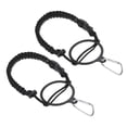 thumbnail image 1 of Soporte para Botellas de Agua Uxcell, 2 Paquetes de Correa de Paracord, Portador Blanco, Negro, 1 of 5