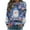 X291 Blue, variant on Staron Ugly Christmas Sweatshirt for Women Christmas Print Crewneck Tops Casual Fashion Long Sleeve Pullover Xmas Tops Plus Size Vintage Blouse Women Gift