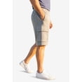 thumbnail image 3 of KingSize Men's Big & Tall Ultra-Comfort Fleece Cargo Short, 3 of 3