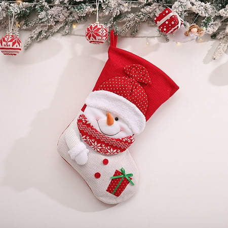 

Lightning Deals of Today ZKCCNUK Fashion Christmas Socks Gift Bag Christmas Pattern Christmas Decoration Christmas Decorations on Clearance
