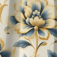 thumbnail image 4 of Designart "Victorian Motifs with a Contemporary Twist IX" Floral Blackout Curtain Single Panel, 4 of 4