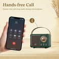 thumbnail image 4 of Altavoz Bluetooth retro mini inalámbrico con diseño vintage USB TF AUX radio FM 7 horas de uso ideal para interiores y exteriores color verde, 4 of 6