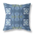 thumbnail image 1 of Amrita Sen CAPL494FSDS-ZP-20x20 Cosmic Circle Sprays Suede Zippered Pillow with Insert Muted Blue Yellow, 1 of 4
