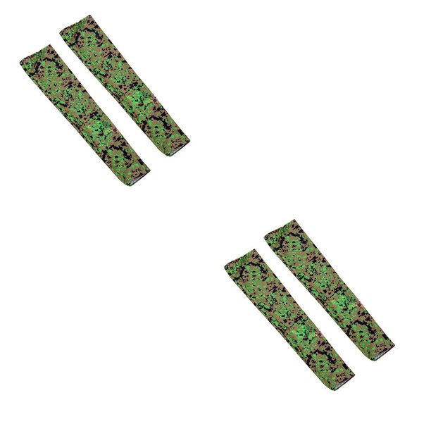 Soidarity 1 par de mangas para el brazo Protección solar Mangas deportivas con buena absorción del sudor Cómodo de usar Unisex para pesca al aire Verde 2piezas Soidarity CBP341134