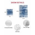 thumbnail image 7 of Blue Coastal Kitchen Dish Towels for Drying Dishes Set of 2, Summer Ocean Sea Waves Starfish Corals Waffle Weave Microfiber Hand Tea Bathroom Towels Quick Dry & Absorbent Towel 12x12, 7 of 7