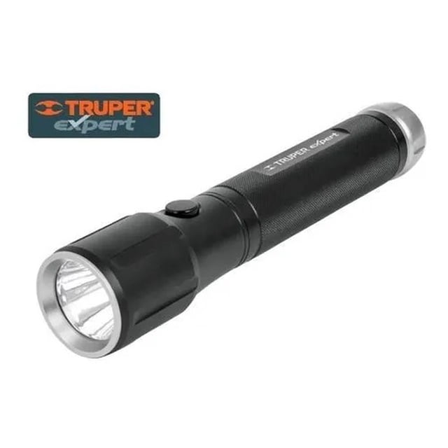 Linterna Aluminio 2d Negro Truper Expert 18813 Truper LINA-2DN