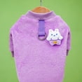 thumbnail image 6 of vnanda Pet Winter Clothes Pet Clothes Comfortable Cartoon Pattern Decor Winter Dog Pullover with Traction Ring for Cold Weather Warm Pet Clothes, 6 of 8