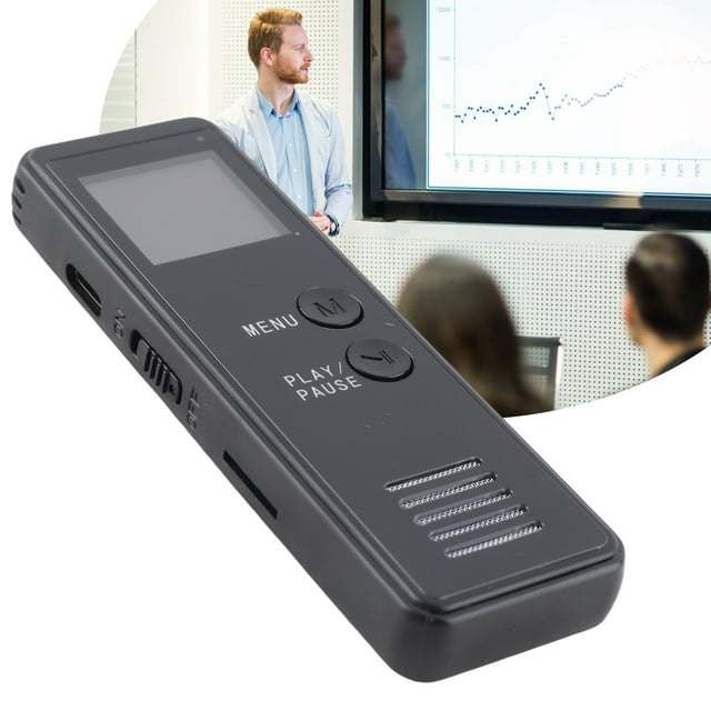 RecordAradora de Voz Digital Disco U Free U Fácil de Operar Autagación Automática Guardar Función de Control de VOZ Inteligente RecordAradora de Voz para la la Oficina en Casa