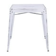thumbnail image 2 of Office Star OSP Designs Bristow Metal Lunchroom Table in Antique White, 2 of 2